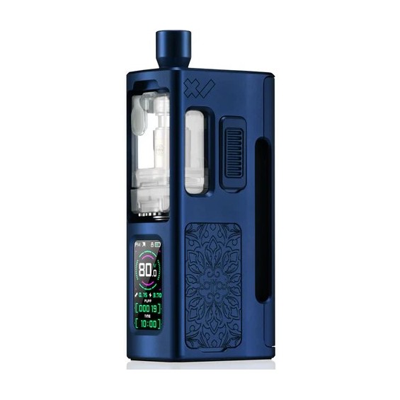 Mavi DotMod MissionXV dotApollo Pod Mod, dijital ekranlı, damla damla