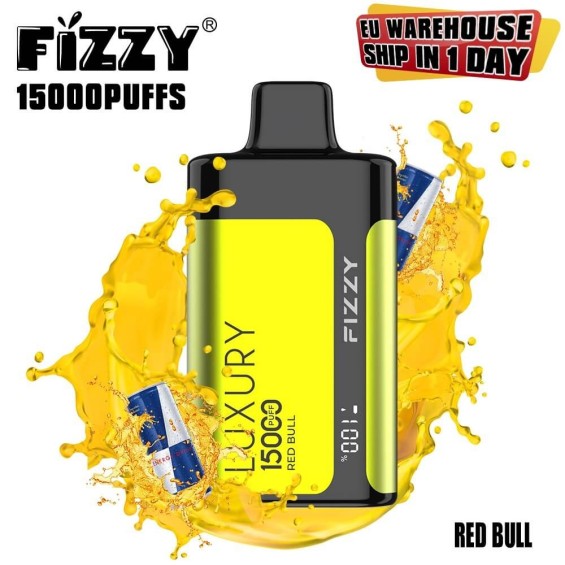Fizzy Luxury 15000 Red Bull Puff Kullan At Elektronik Sigara Sarı