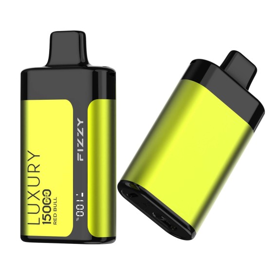 Fizzy Luxury 15000 Red Bull Kullan At Vape, Sarı-Siyah