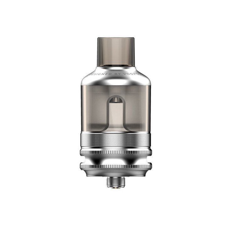 Voopoo TPP Tank Kartuş, gümüş renkli, şeffaf tanklı yedek parça.