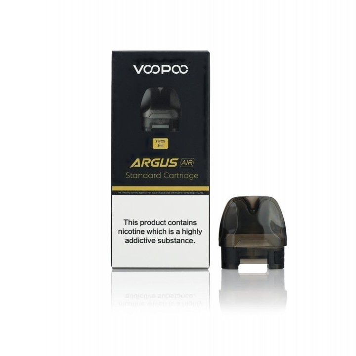 Voopoo Argus Air Standard Kartuş 2'li Paket Siyah Koyu Renk