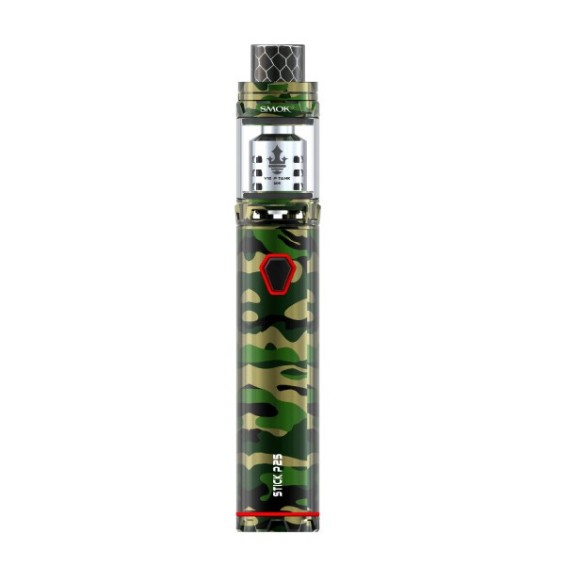 Smok Stick P25 Pod Mod Kamuflaj desenli elektronik sigara cihazı.