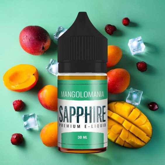 Sapphire Mangolomania Salt Likit Mango Aromalı Premium E-Likit 30 ML