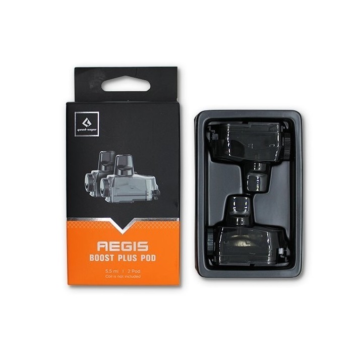 Geekvape Aegis Boost Plus Kartuş 5.5ml 2 Adet Siyah Pod