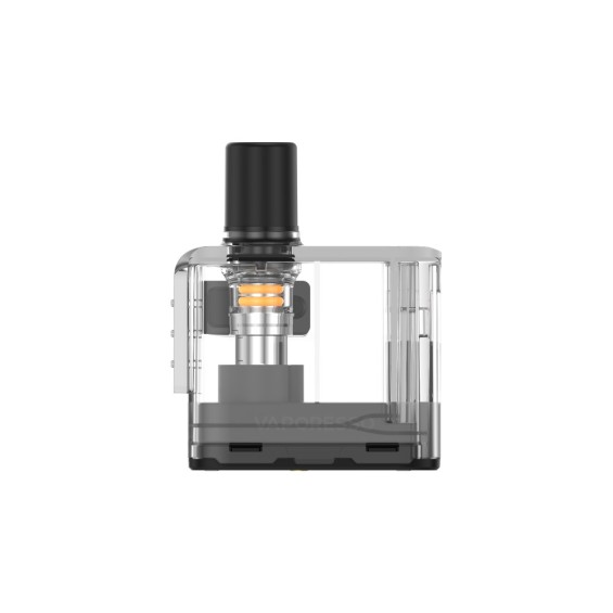 Vaporesso Apex Kartuş şeffaf yedek pod, siyah ağızlık.