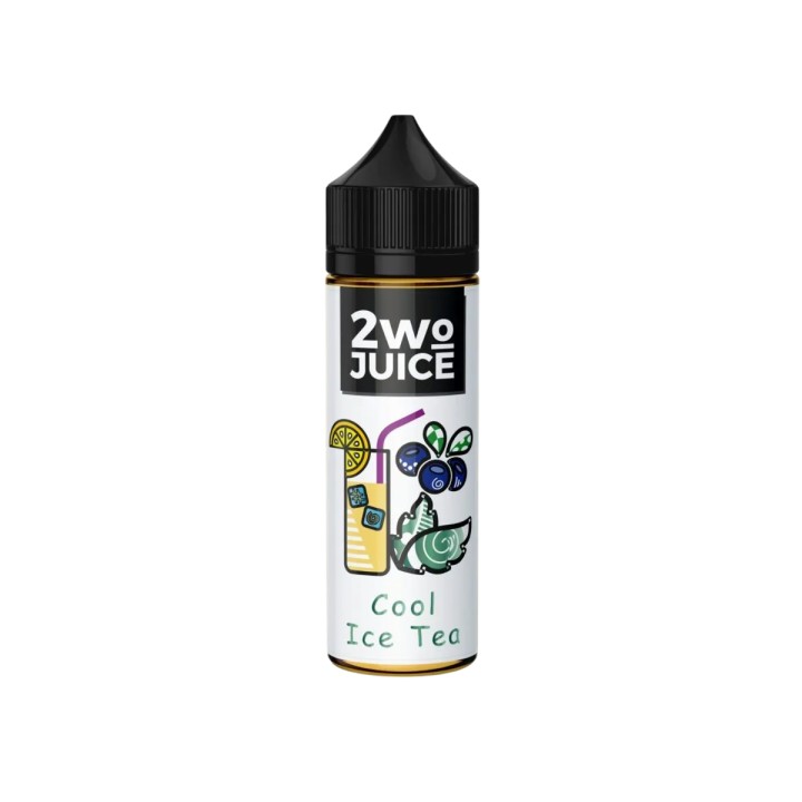2Wo Juice Cool Ice Tea E Likit Şişesi Limonlu ve Yaban Mersinli Aromalar