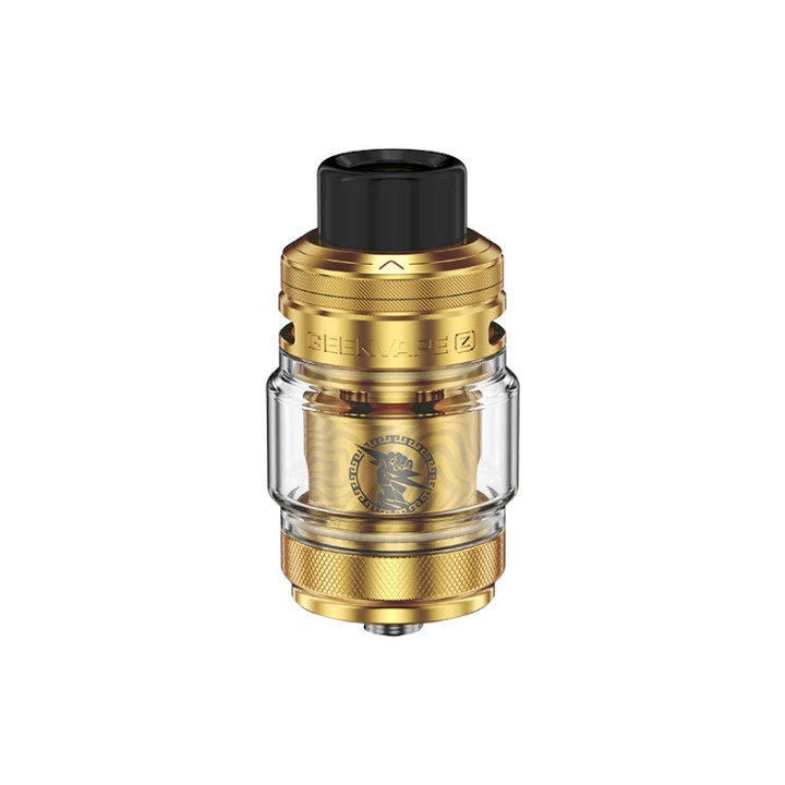 Geekvape Z SubOhm Atomizer Kartuş altın renkli, cam tanklı yedek parça.