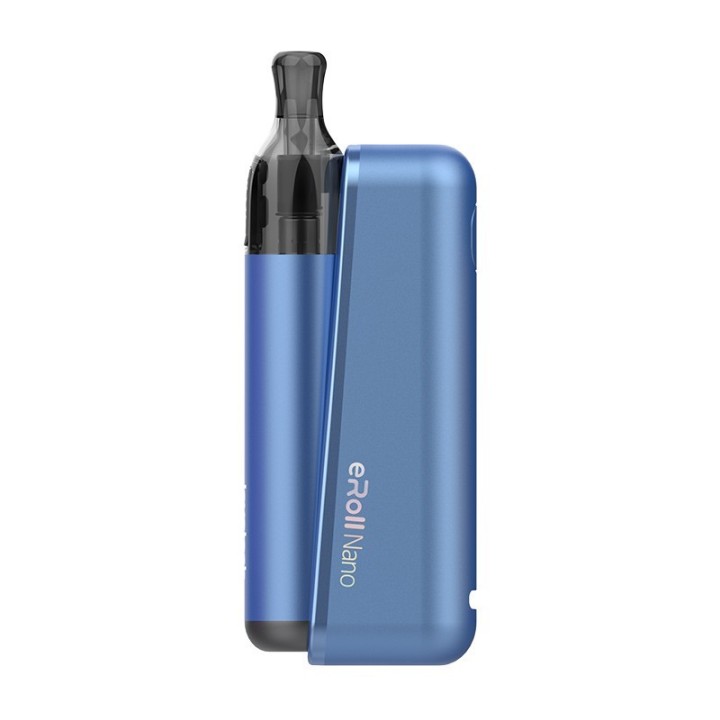 Joyetech eRoll Nano Pod Mod mavi, kompakt ve şık elektronik sigara.