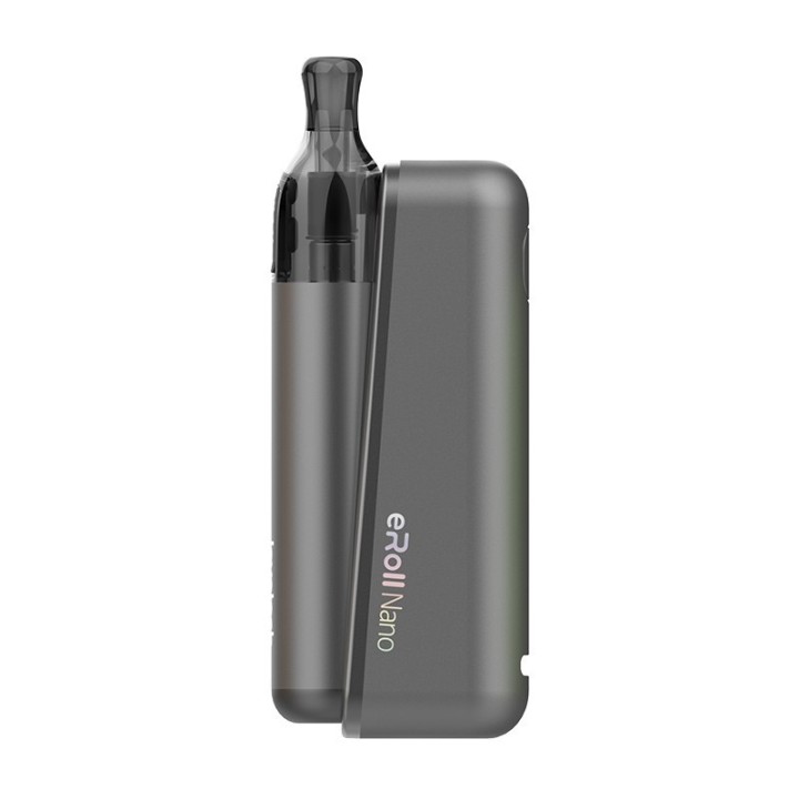 Joyetech eRoll Nano Pod Mod gri renk, kompakt elektronik sigara cihazı.