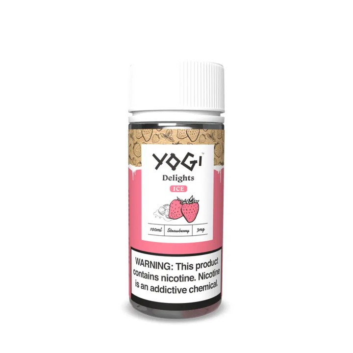 Yogi Delights Strawberry İce E Likit 100 ML→6MG