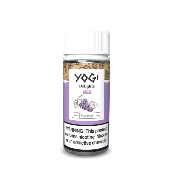 Yogi Delights Purple Grape İce E Likit 100 ML→3MG
