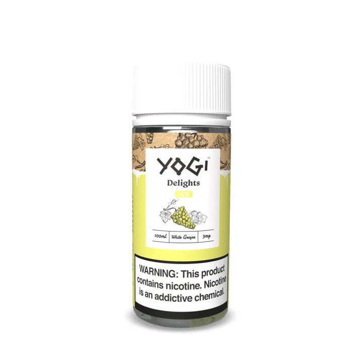 Yogi Delights White Grape İce E Likit 100 ML→3MG