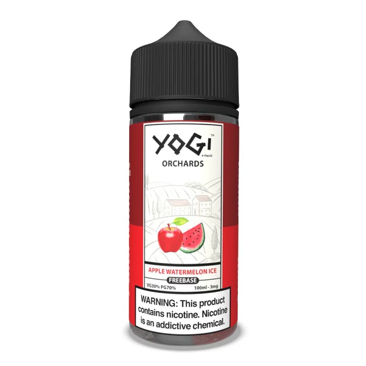 Yogi Orchards Apple Watermelon İce E Likit 100 ML→3MG