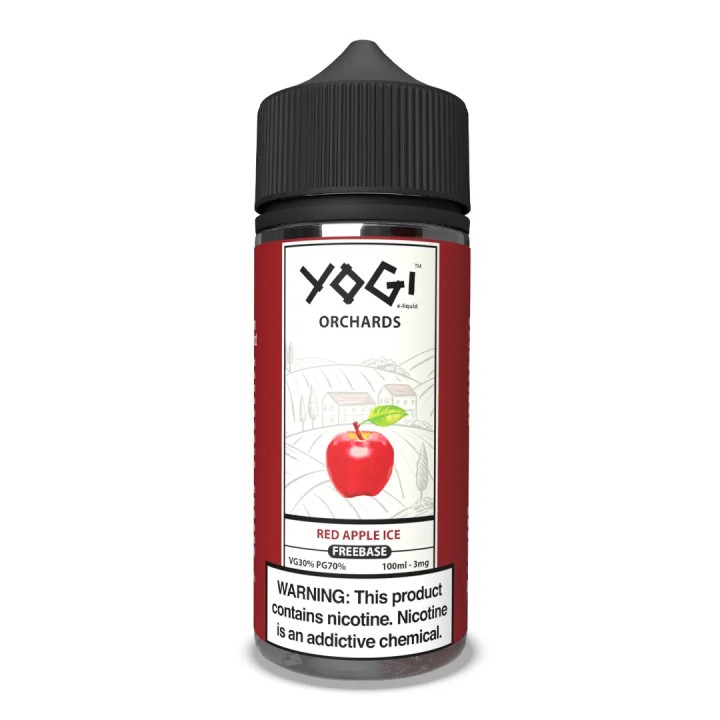 Yogi Orchards Red Apple İce E Likit 100 ML→3MG