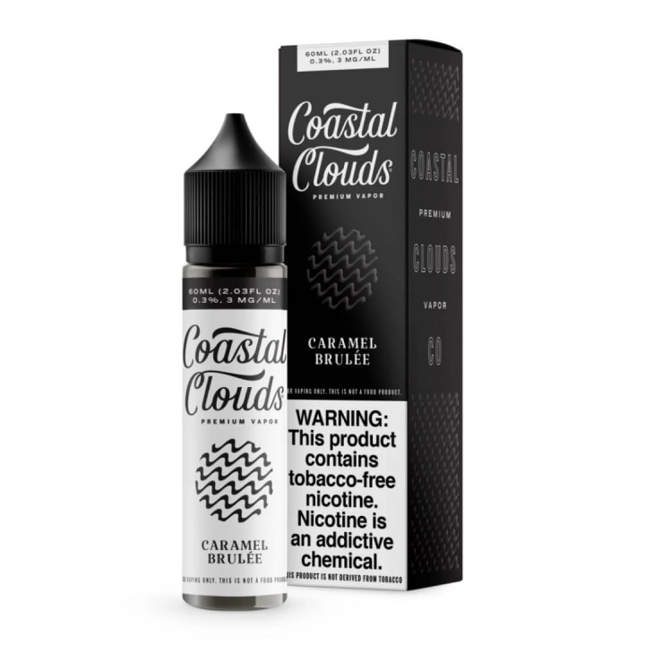 Coastal Clouds Caramel Brulee E Likit 60 ML→6MG