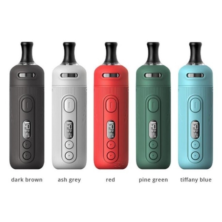 Voopoo Seal Pod Mod renk seçenekleri: Koyu Kahverengi, Kırmızı, Yeşil, Mavi.