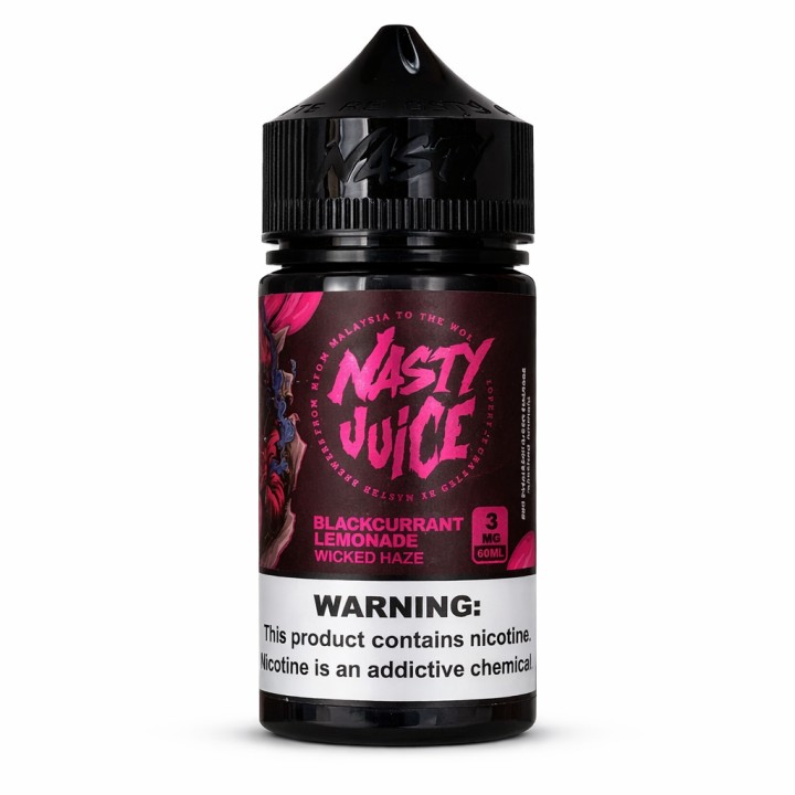 Nasty Juice Blackcurrant Lemonade Wicked Haze E Likit 60 ML→3MG