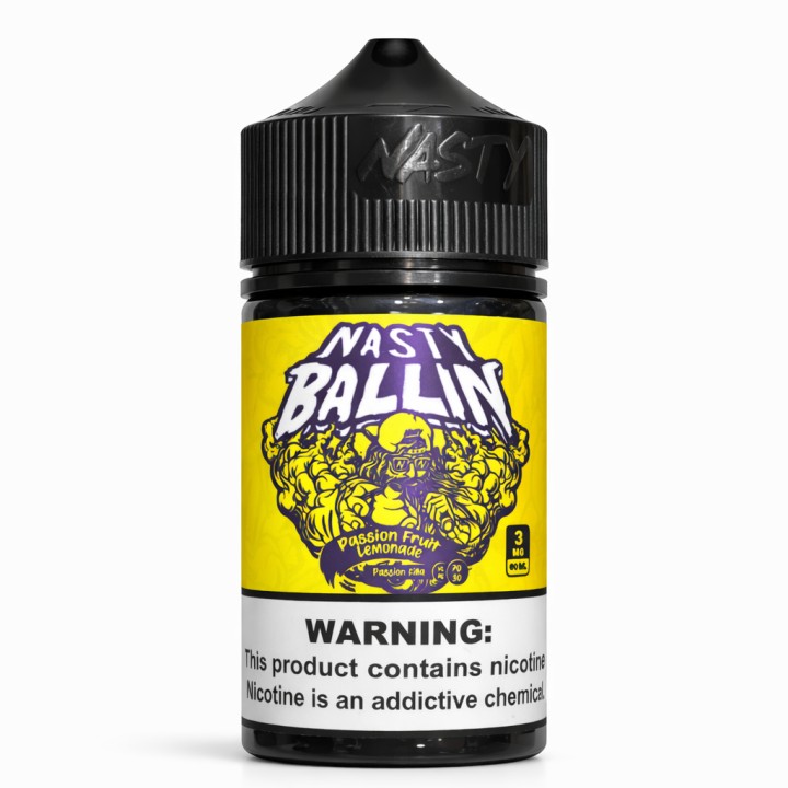 Nasty Ballin Passion Fruit Lemonade E Likit 60 ML→6MG