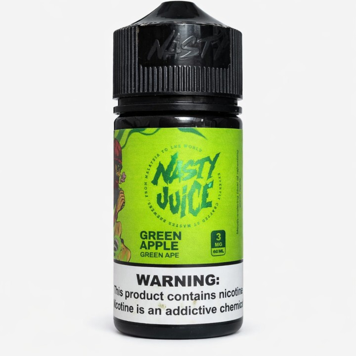 Nasty Juice Green Apple E Likit 60 ML→3MG