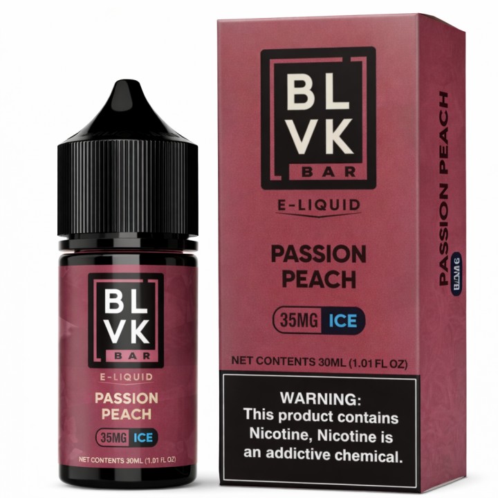 BLVK Bar Passion Peach Ice Salt Likit