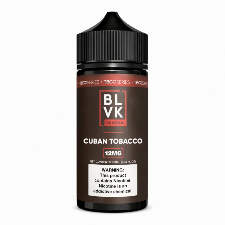 BLVK Original Cuban TobaccoE Likit 100 ML→12MG