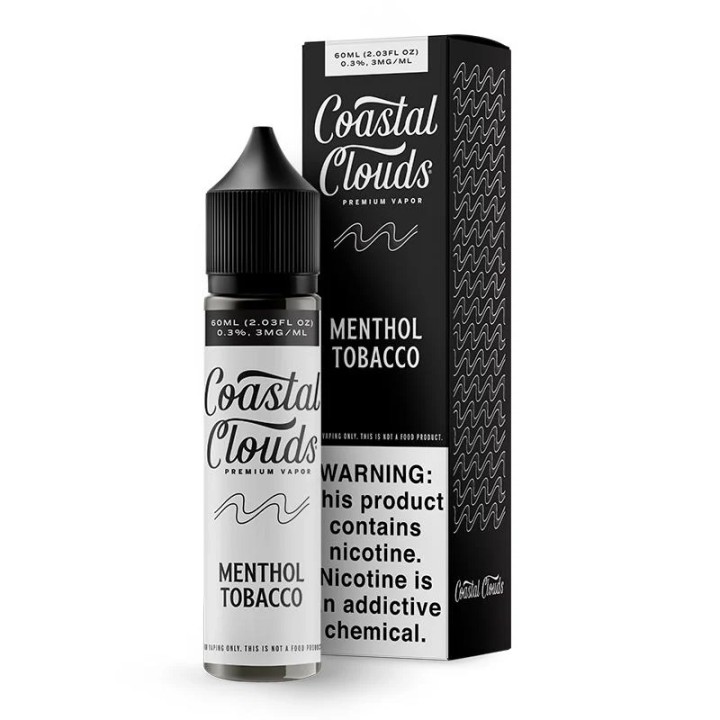 Coastal Clouds Menthol Tobacco E Likit 60 ML→3MG