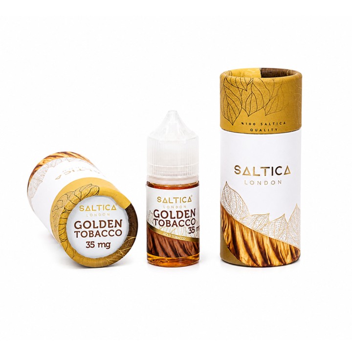 Saltica Golden Tobacco Salt Likit→35MG