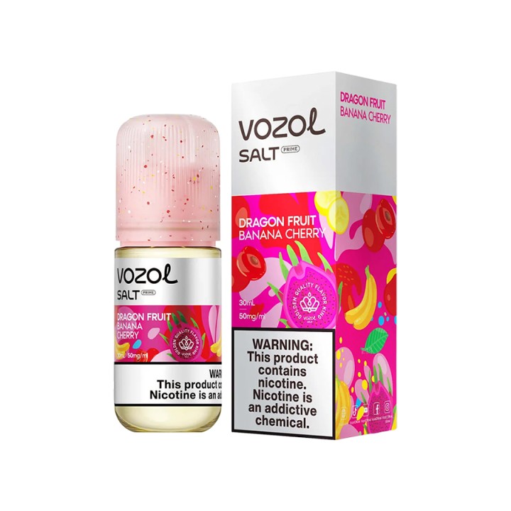 Vozol Dragon Fruit Banana Cherry Salt Likit