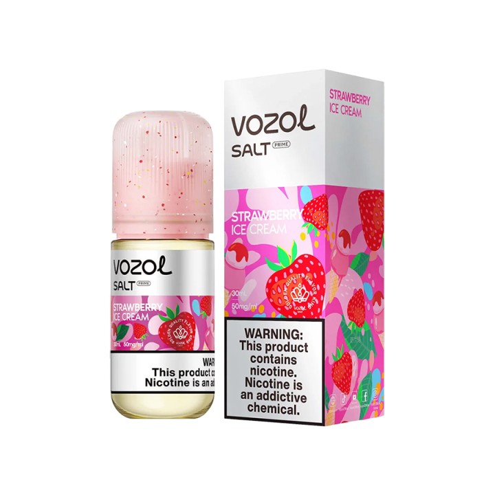 Vozol Strawberry Ice Cream Salt Likit