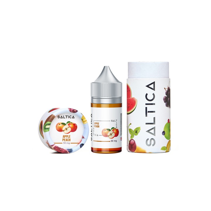 Saltica Apple Peach Salt Likit→50MG