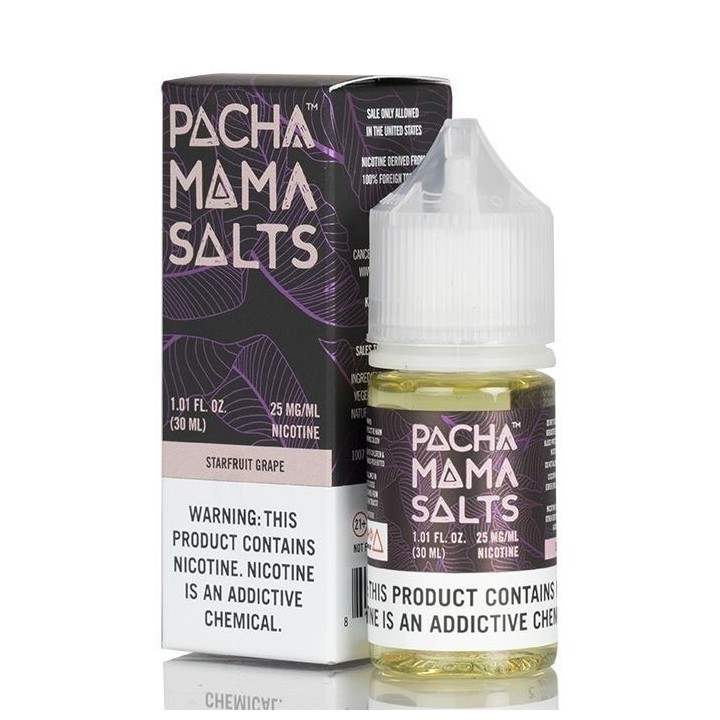 Pacha Mama Starfruit Grape Salt Likit 30ml Nikotin 25mg.