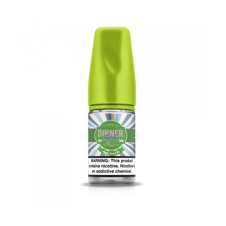 Dinner Lady Apple Sours Ice Salt Likit 30ml Yeşil Kapaklı