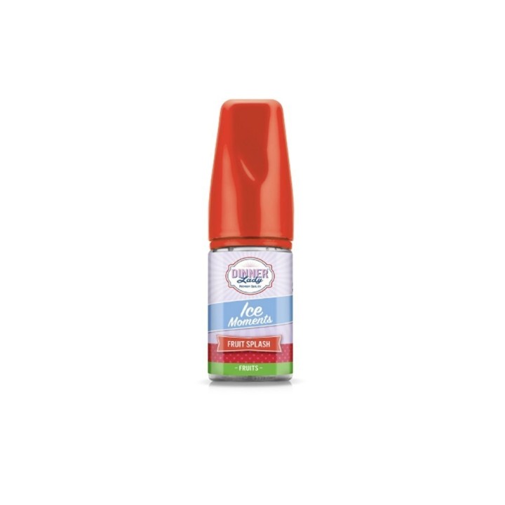 Dinner Lady Ice Fruit Splash Mint Salt Likit, kırmızı kapaklı, meyveli.