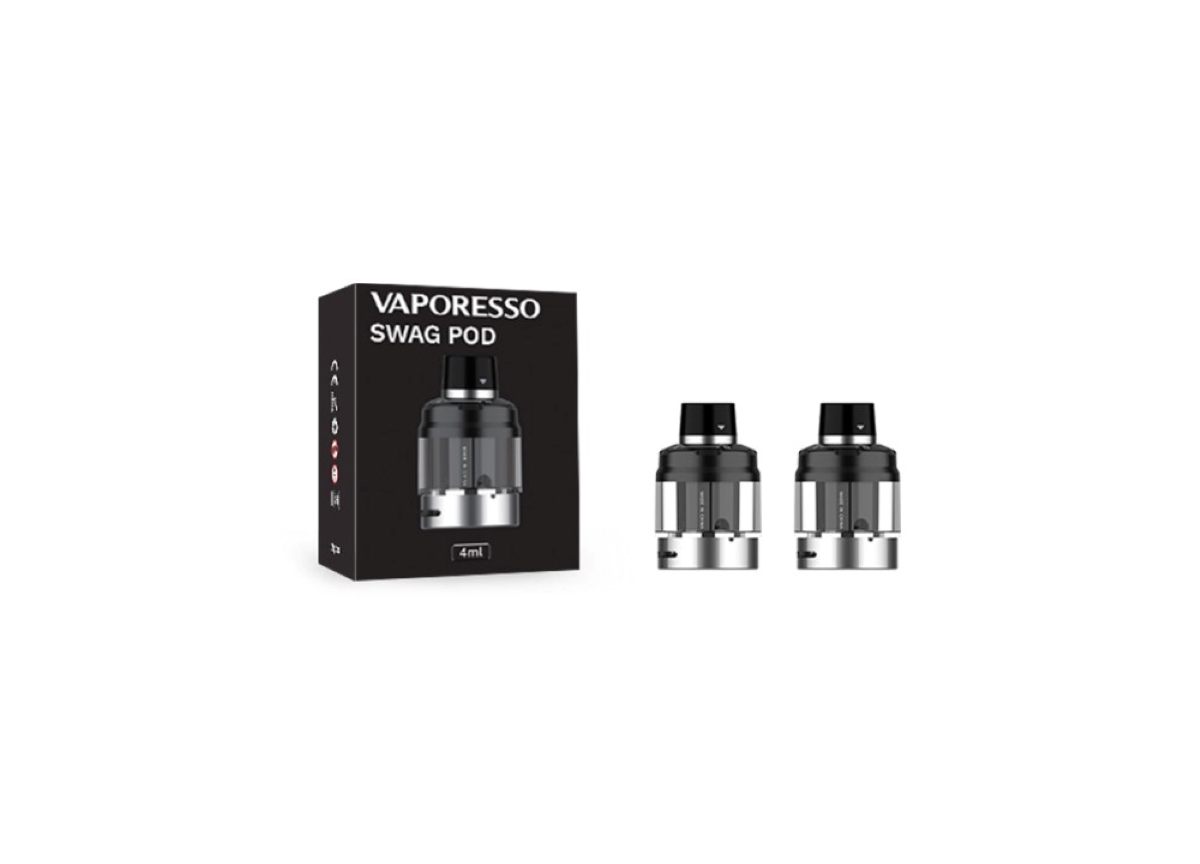 Vaporesso Swag PX80 Kartuş 2'li Paket Siyah Yedek Pod